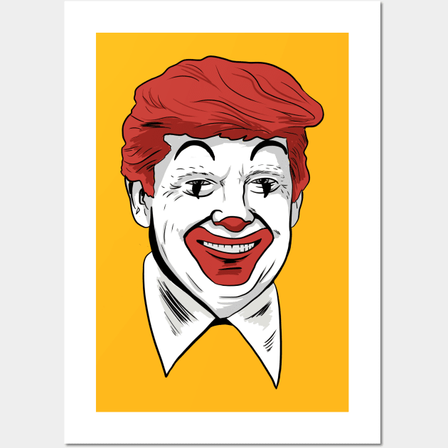 Donald McDonald Wall Art by Black Snow Comics